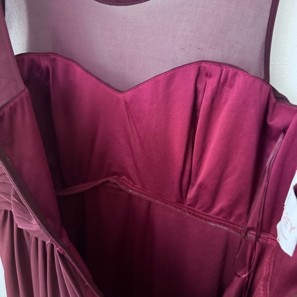 Birdy Grey Ryan Cabernet bridesmaid formal maxi gown Size Medium - Picture 9 of 11
